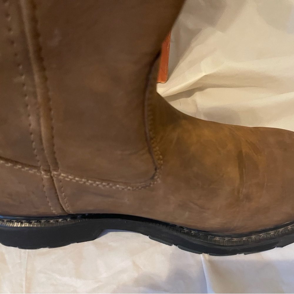 Twisted work Wolverine Distressed Saddle/Sadie Steel Toe Work/Hiker Boots